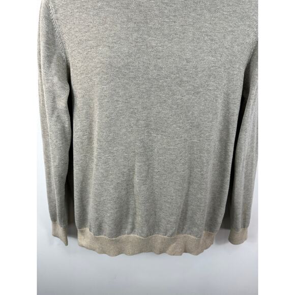 Vineyard Vines Wool Sweater Feeder Stripe Double Knit Crew Size Medium - Picture 11 of 13